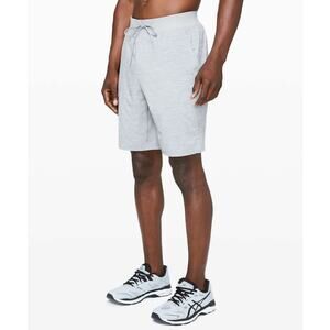 Lululemon T.H.E. Short 9"‎ Liner in Heather Allover Sea Salt Light Cast Sz Small